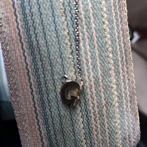 Silver Initial G Necklace